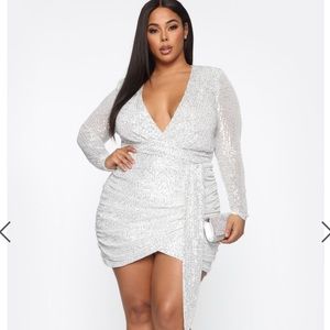 Fashion Nova Center Stage Sequin Mini Dress